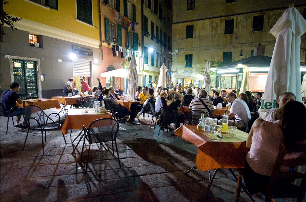 Gênes la Nuit - Piazza Lavagna