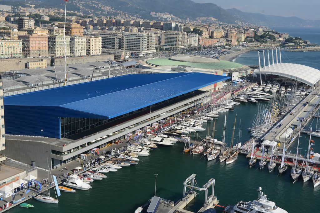 pavillon blue salon nautique de genes