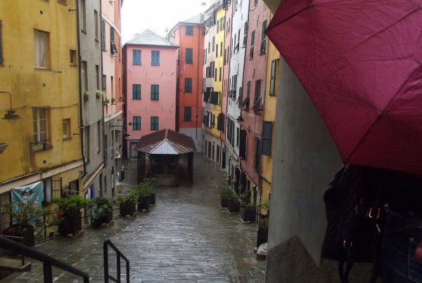 Gênes lorsqu’il Pleut
